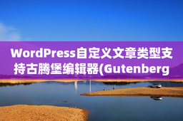 WordPress自定义文章类型支持古腾堡编辑器(Gutenberg)的方法
