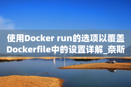 使用Docker run的选项以覆盖Dockerfile中的设置详解_奈斯博客
